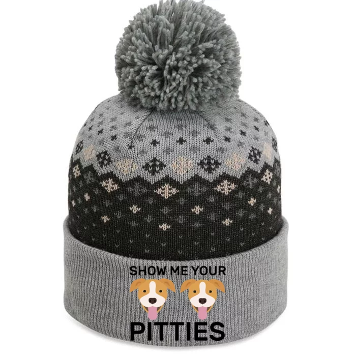 Show Me Your Pitties The Baniff Cuffed Pom Beanie