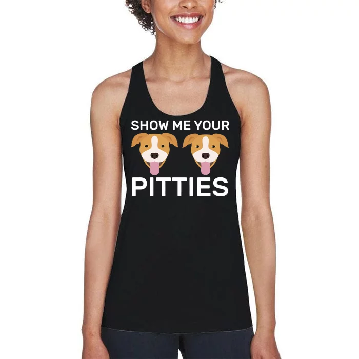 Show Me Your Pitties Women's Racerback Tank