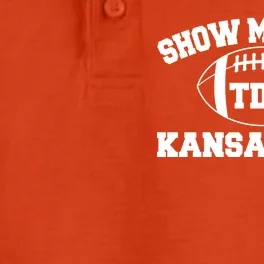 Show Me Your TD'S Kansas City Football Dry Zone Grid Performance Polo