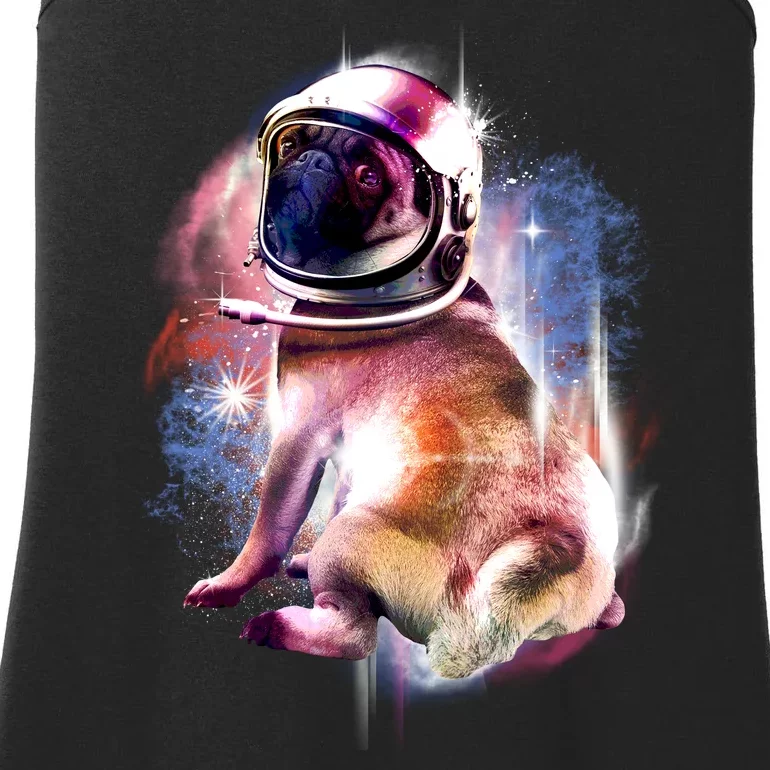 Space Hunger Pug Ladies Essential Tank