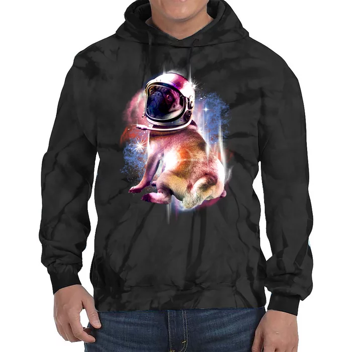 Space Hunger Pug Tie Dye Hoodie