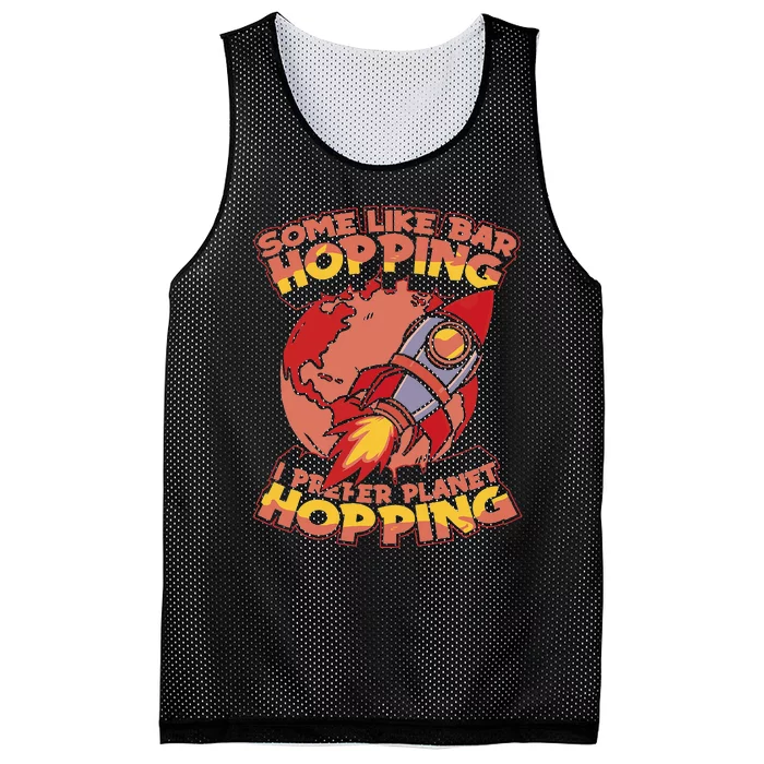 Space Hopping Planets Orbit Solar System Space Colonization Mesh Reversible Basketball Jersey Tank