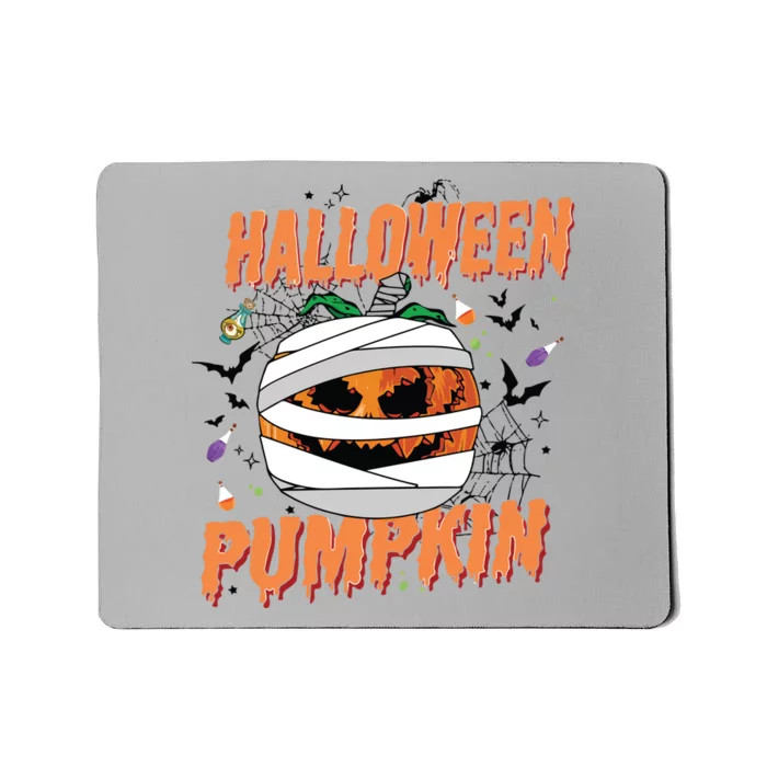 Scary Halloween Pumpkin Vintage Stay Spooky Mousepad