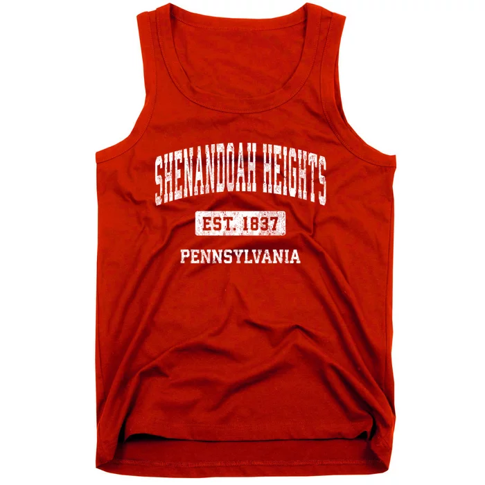 Shenandoah Heights Pennsylvania Pa Vintage Athletic Sports Tank Top