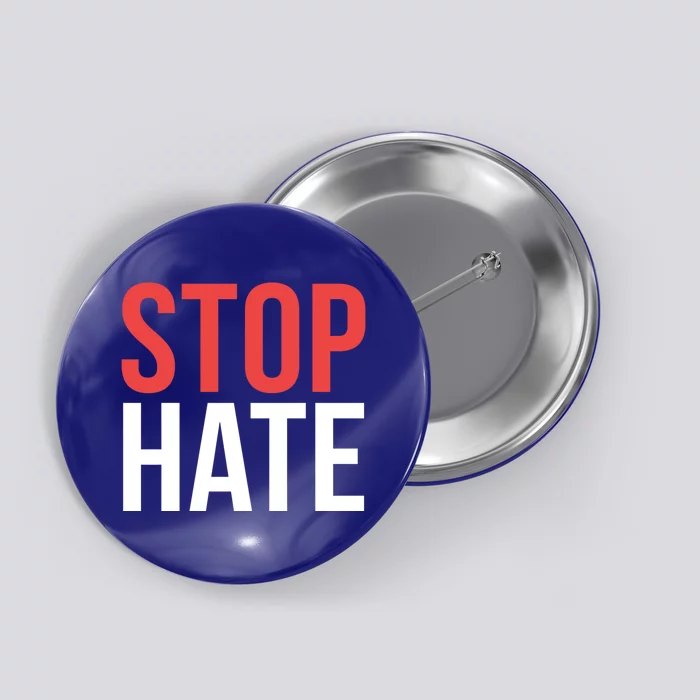 Stop Hate Protest Gift Button