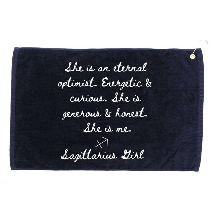 Sagittarius Horoscope Personality Traits Gift Grommeted Golf Towel