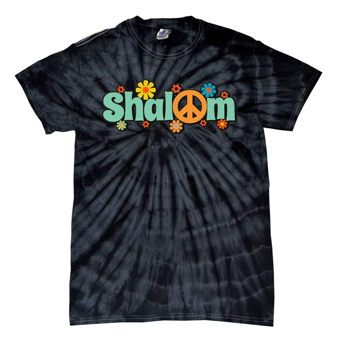 Shalom Hebrew Peace & Harmony Rosh Hashanah Jewish New Year Tie-Dye T-Shirt