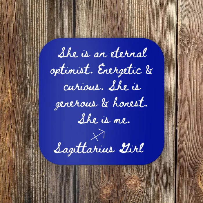 Sagittarius Horoscope Personality Traits Gift Coaster