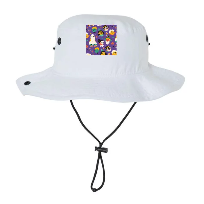 Spooky Halloween Pattern Cartoon Legacy Cool Fit Booney Bucket Hat