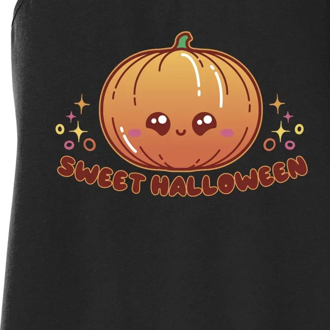 Sweet Halloween Pumpkin Women's Racerback Tank