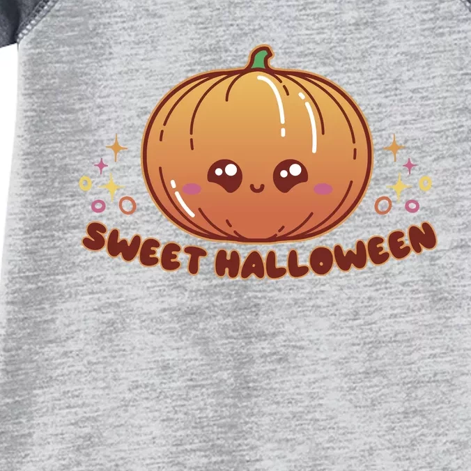 Sweet Halloween Pumpkin Infant Baby Jersey Bodysuit