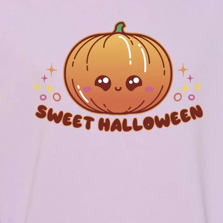 Sweet Halloween Pumpkin Garment-Dyed Sweatshirt