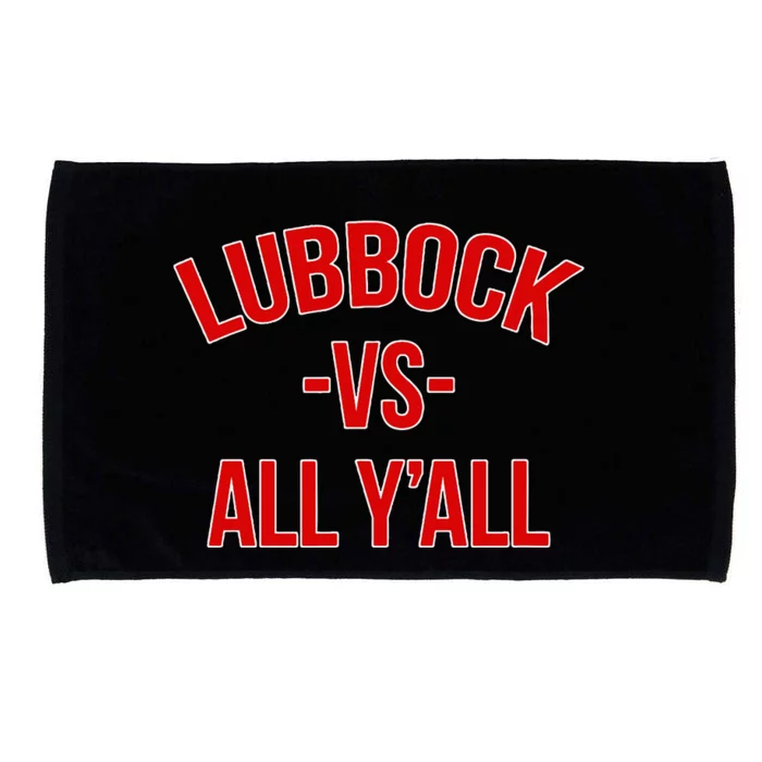 State Hometown Pride Lubbock Texas Microfiber Hand Towel