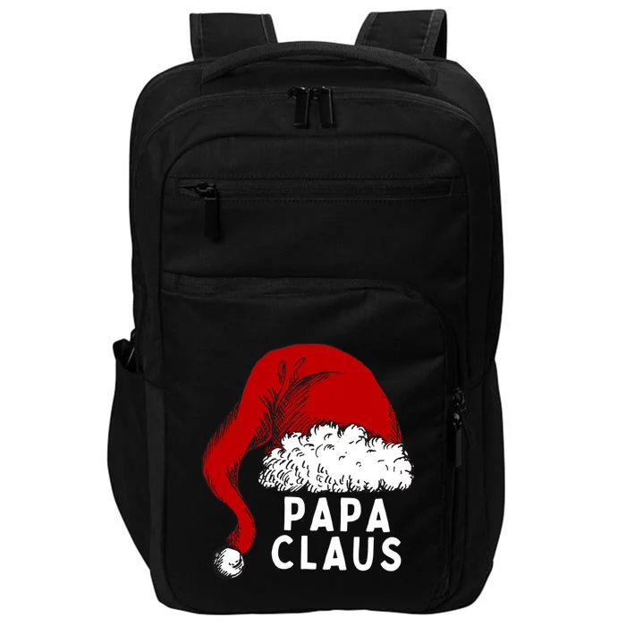 Santa Hat Papa Claus Matching Family Christmas Gift Impact Tech Backpack