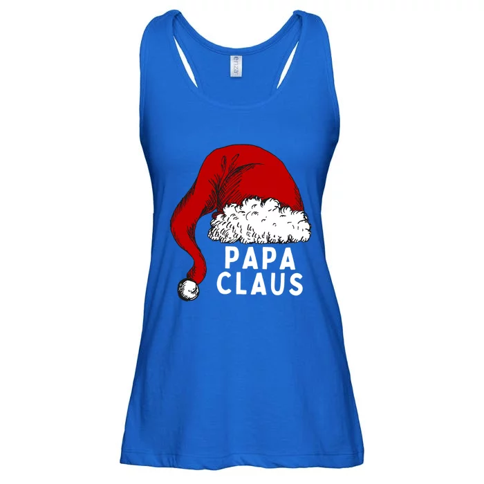 Santa Hat Papa Claus Matching Family Christmas Gift Ladies Essential Flowy Tank