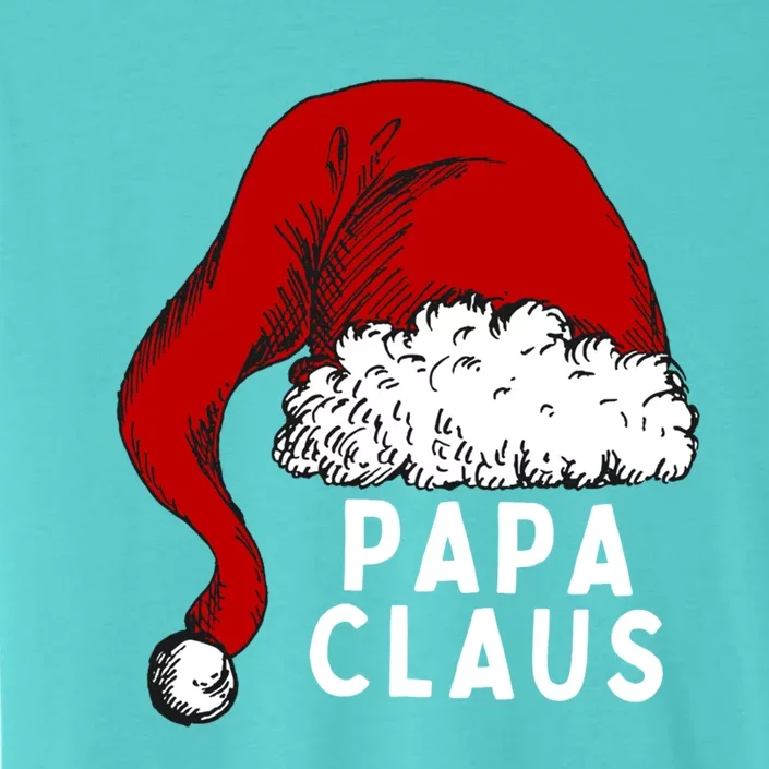 Santa Hat Papa Claus Matching Family Christmas Gift ChromaSoft Performance T-Shirt