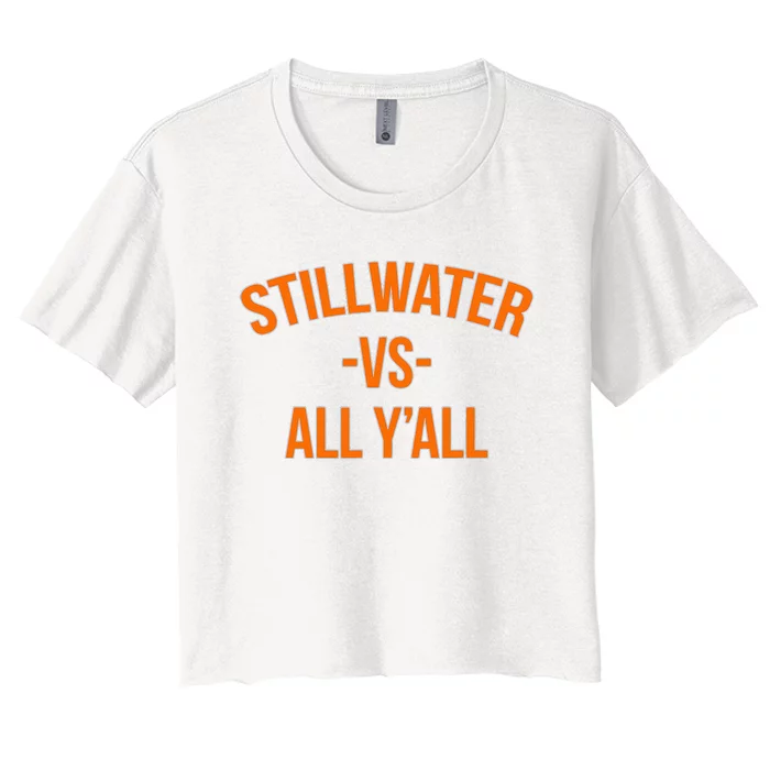 State Hometown Pride Stillwater Oklahoma Women's Crop Top Tee