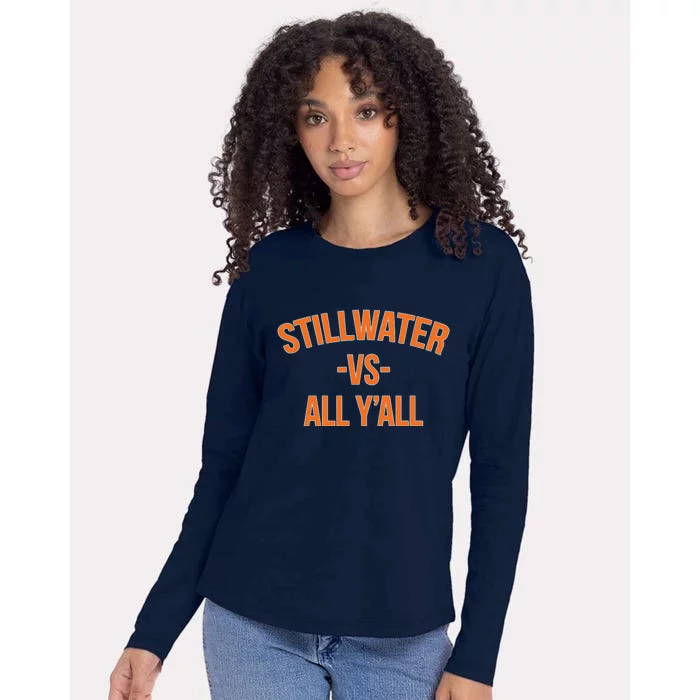 State Hometown Pride Stillwater Oklahoma Womens Cotton Relaxed Long Sleeve T-Shirt