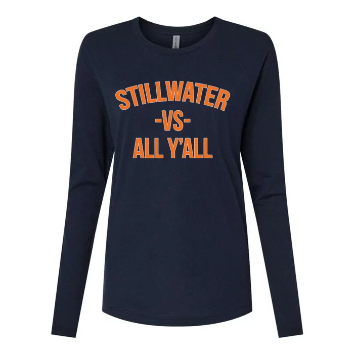 State Hometown Pride Stillwater Oklahoma Womens Cotton Relaxed Long Sleeve T-Shirt