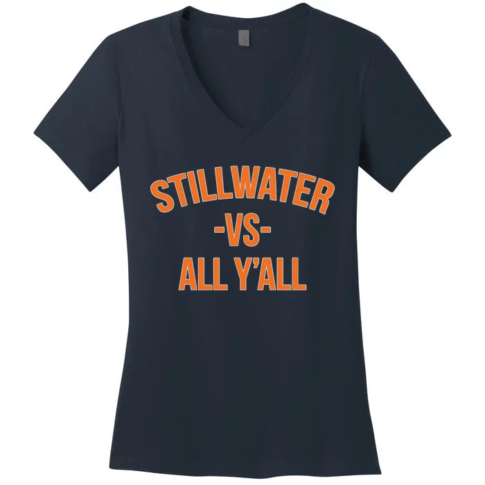 State Hometown Pride Stillwater Oklahoma Women's V-Neck T-Shirt