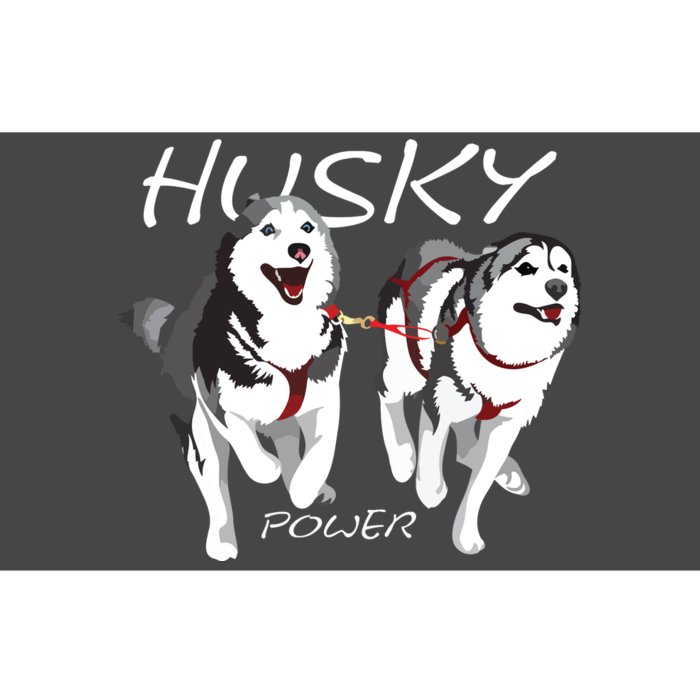 Siberian Husky Power Awesome Cute Husky Bumper Sticker