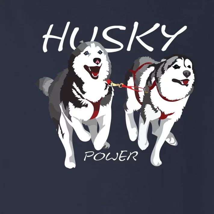 Siberian Husky Power Awesome Cute Husky Toddler Long Sleeve Shirt