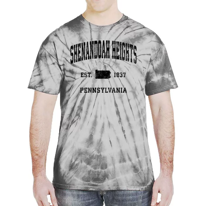 Shenandoah Heights Pennsylvania Pa Vintage Athletic Tie-Dye T-Shirt