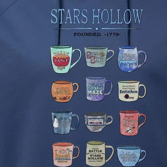 Stars Hollow Pounded 1779 Luke’s Diner Coffee Mug Lover Trending Performance Fleece Hoodie