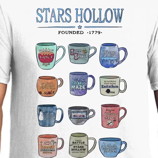 Stars Hollow Pounded 1779 Luke’s Diner Coffee Mug Lover Trending Pajama Set