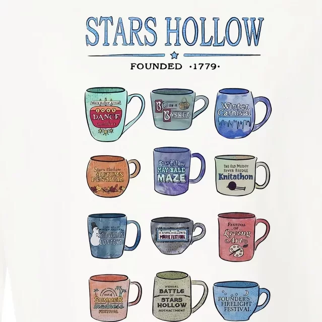 Stars Hollow Pounded 1779 Luke’s Diner Coffee Mug Lover Trending Cropped Pullover Crew