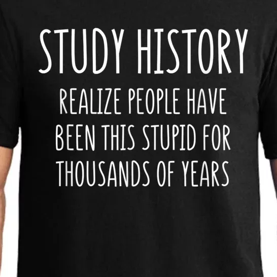 Study History Realize People Have Been This Stupid Funny Gift Pajama Set