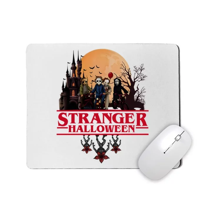 Stranger Halloween Retro 90s Horror Movie Upsidedown Mousepad