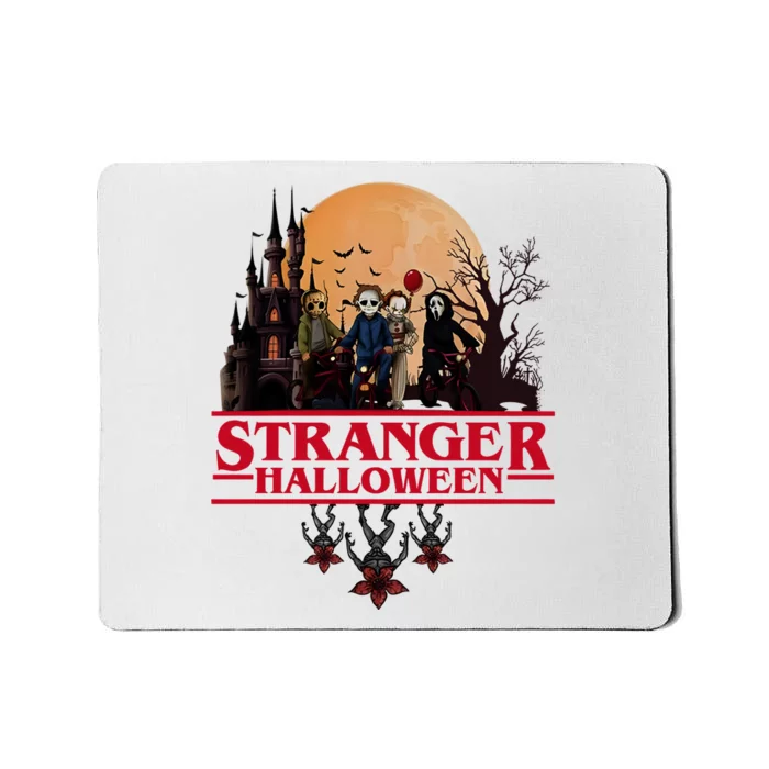 Stranger Halloween Retro 90s Horror Movie Upsidedown Mousepad