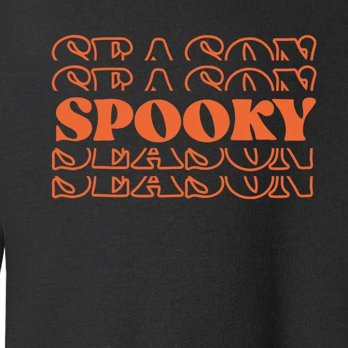 Spooky Halloween Retro Toddler Sweatshirt