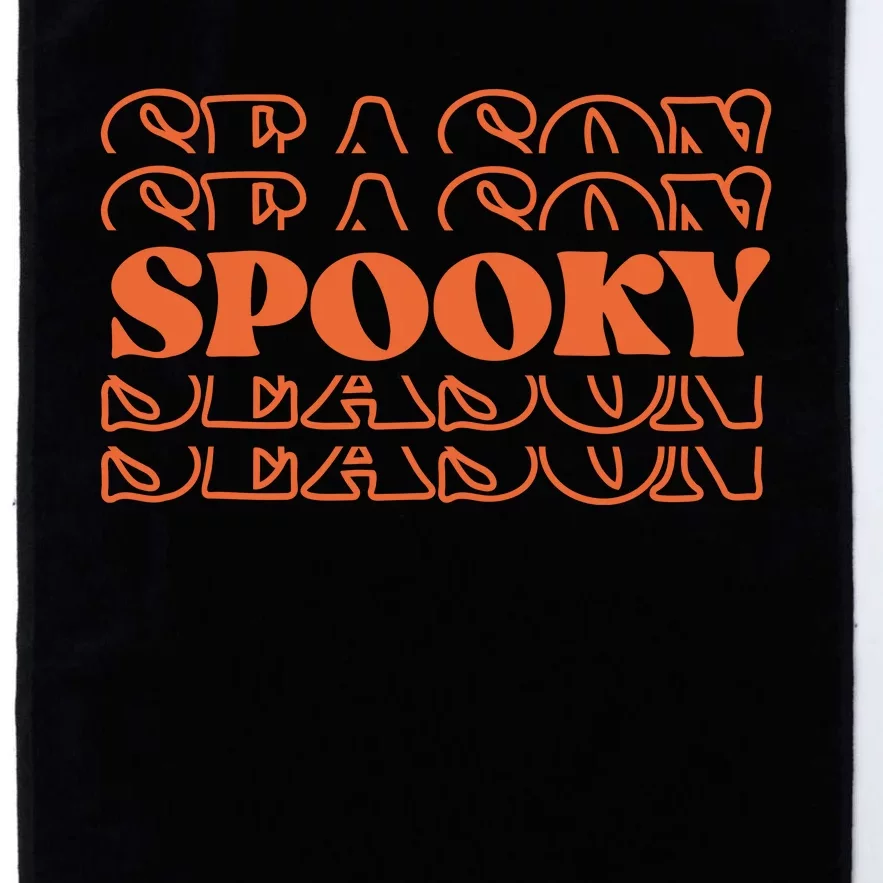 Spooky Halloween Retro Platinum Collection Golf Towel