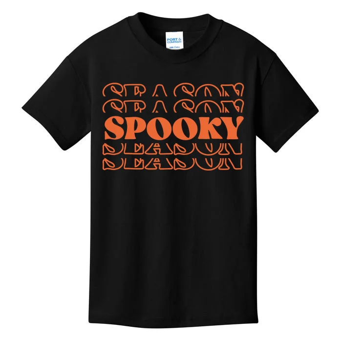 Spooky Halloween Retro Kids T-Shirt