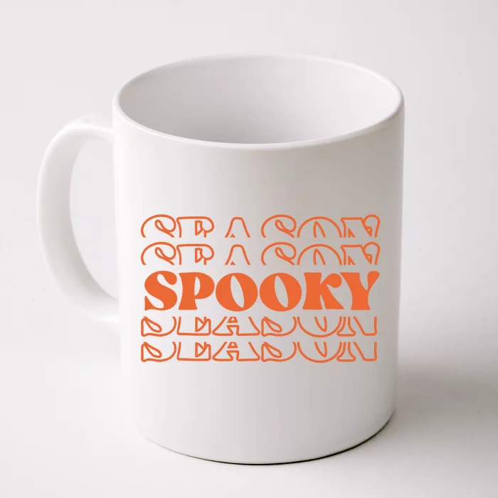 Spooky Halloween Retro Front & Back Coffee Mug