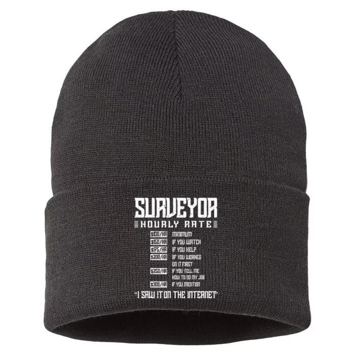 Surveyor Hourly rate Land Surveyor Sustainable Knit Beanie