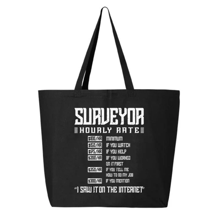 Surveyor Hourly rate Land Surveyor 25L Jumbo Tote