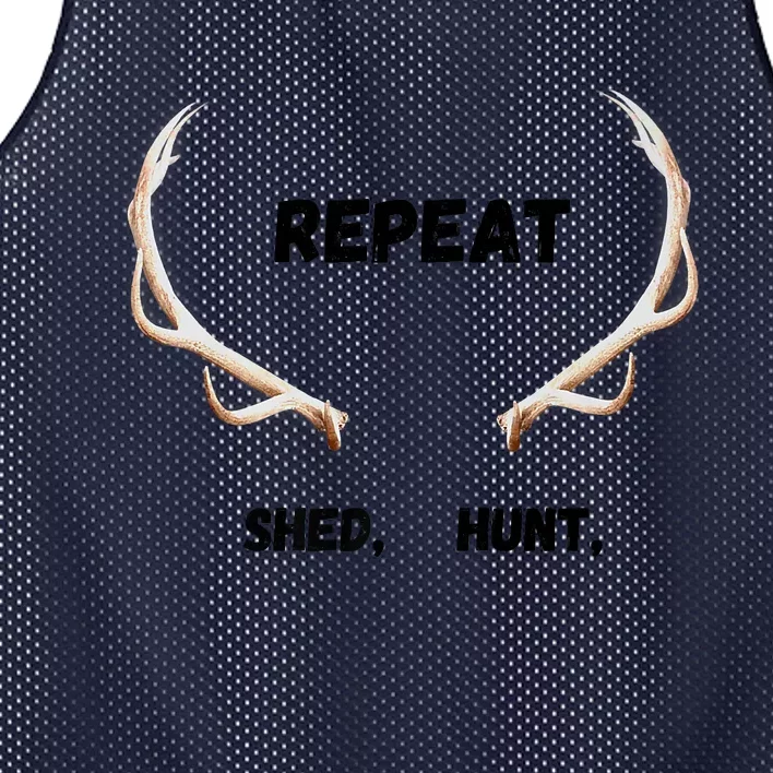 Shed, Hunt, Repeat Buck Mesh Reversible Basketball Jersey Tank