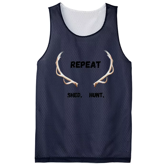 Shed, Hunt, Repeat Buck Mesh Reversible Basketball Jersey Tank