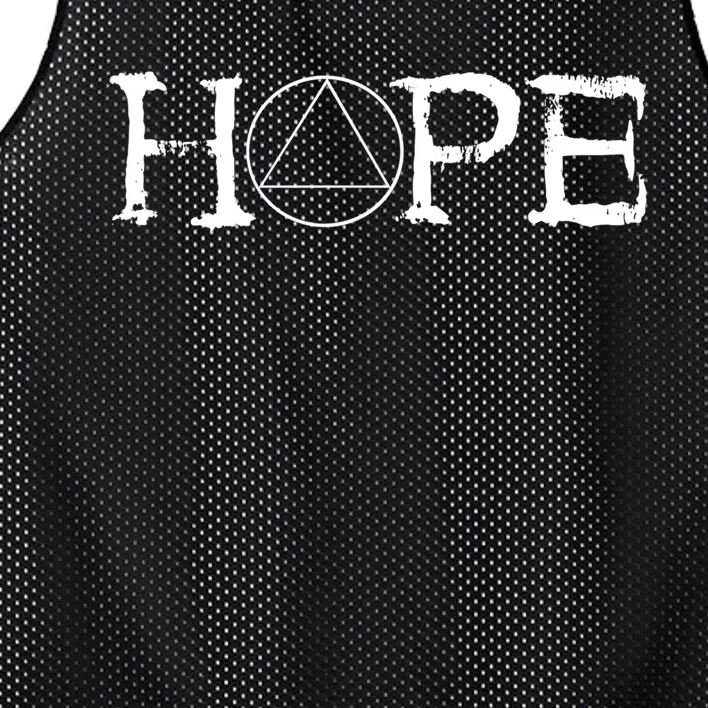 Sobriety Hope Recovery Alcoholic Sober Recover Aa Support Gift Mesh Reversible Basketball Jersey Tank