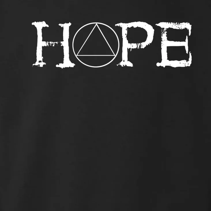 Sobriety Hope Recovery Alcoholic Sober Recover Aa Support Gift Toddler Hoodie