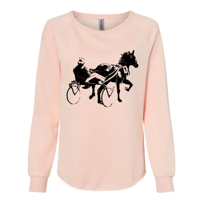 Sports Horse Race Harness Racing Womens California Wash Sweatshirt