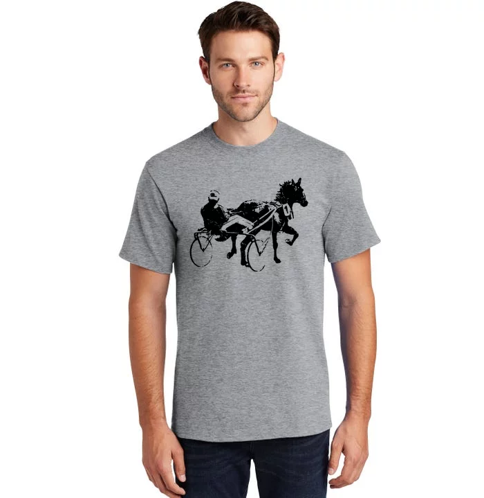 Sports Horse Race Harness Racing Tall T-Shirt