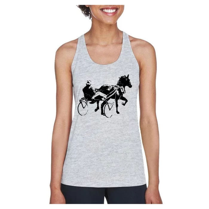 Sports Horse Race Harness Racing Women's Racerback Tank