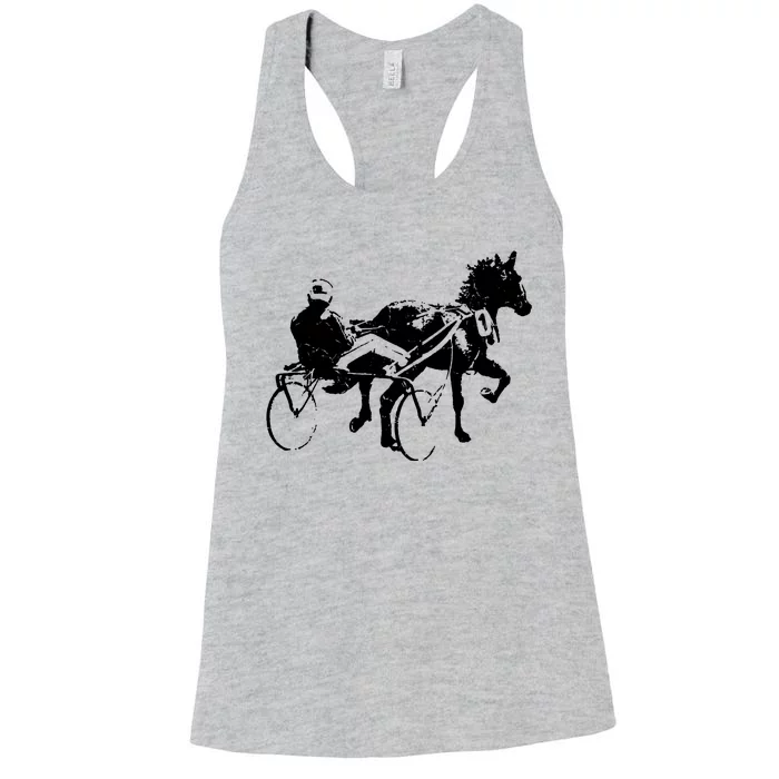 Sports Horse Race Harness Racing Women's Racerback Tank