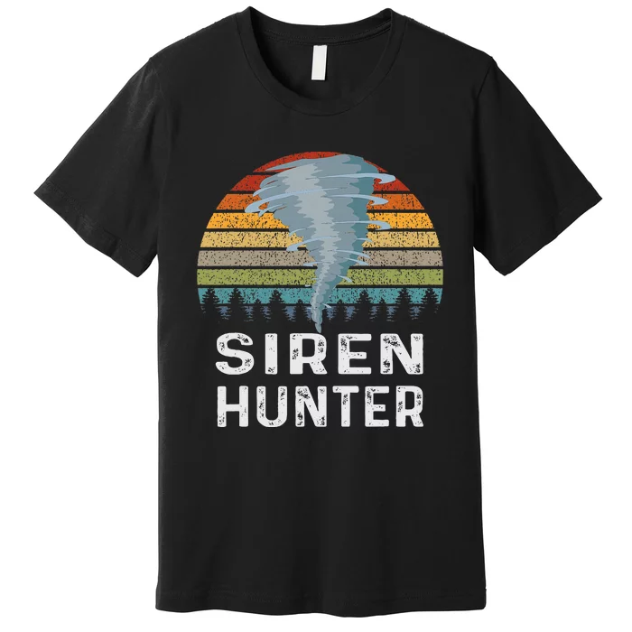 Siren Hunter Retro Tornado Chaser Premium T-Shirt