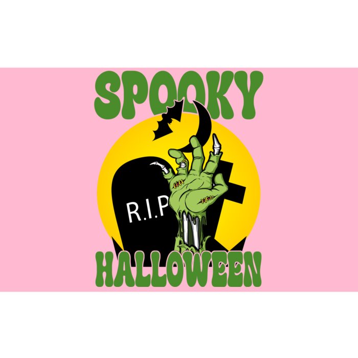 Spooky Halloween Rip Zombie Bumper Sticker