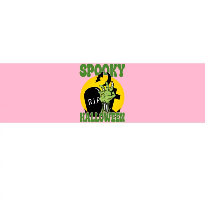 Spooky Halloween Rip Zombie Bumper Sticker